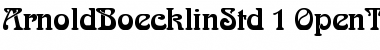 Download Arnold Boecklin Std Font Download Arnold Boecklin Std Font