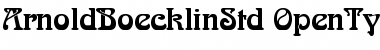Download Arnold Bڣklin Std Font Download Arnold Bڣklin Std Font