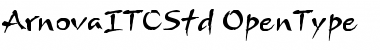 Download Arnova ITC Std Font Download Arnova ITC Std Font