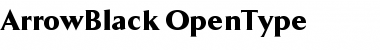 Download ArrowBlack Font Download ArrowBlack Font