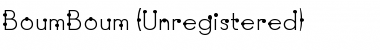 Download BoumBoum (Unregistered) Font Download BoumBoum (Unregistered) Font
