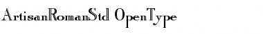 Download Artisan Roman Std Font Download Artisan Roman Std Font