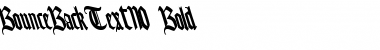 Download BounceBackText110 Font Download BounceBackText110 Font