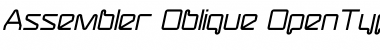 Download Assembler-Oblique Font Download Assembler-Oblique Font