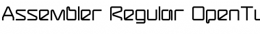 Download Assembler-Regular Font Download Assembler-Regular Font