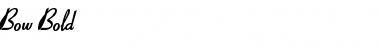 Download Bow Font Download Bow Font