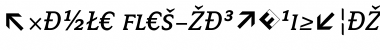 Avance Regular Exp SC Italic Font