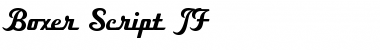 Download BoxerScriptJF Font Download BoxerScriptJF Font