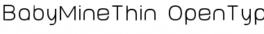 Download BabyMine Font Download BabyMine Font