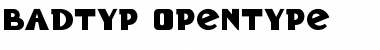 Download BadTyp Font Download BadTyp Font