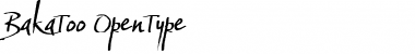 Download Baka Too Font Download Baka Too Font