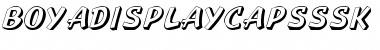 Download BoyaDisplayCapsSSK Font Download BoyaDisplayCapsSSK Font