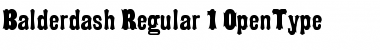 Download Balderdash Font Download Balderdash Font