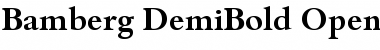 Download Bamberg-DemiBold Font Download Bamberg-DemiBold Font