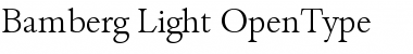 Download Bamberg-Light Font Download Bamberg-Light Font