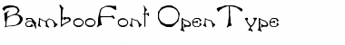 Download Bamboo Font Download Bamboo Font
