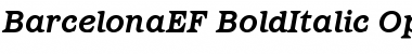 Download BarcelonaEF-BoldItalic Font Download BarcelonaEF-BoldItalic Font