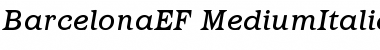 Download BarcelonaEF-MediumItalic Font Download BarcelonaEF-MediumItalic Font