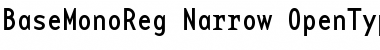Download BaseMonoReg-Narrow Font Download BaseMonoReg-Narrow Font