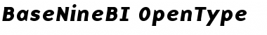Download BaseNineBI Font Download BaseNineBI Font