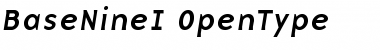 Download BaseNineI Font Download BaseNineI Font
