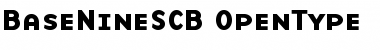 Download BaseNineSCB Font Download BaseNineSCB Font