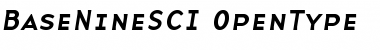Download BaseNineSCI Font Download BaseNineSCI Font