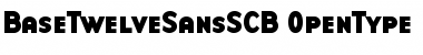Download BaseTwelveSansSCB Font Download BaseTwelveSansSCB Font