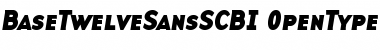 Download BaseTwelveSansSCBI Font Download BaseTwelveSansSCBI Font