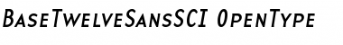 Download BaseTwelveSansSCI Font Download BaseTwelveSansSCI Font