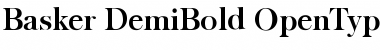Download Basker-DemiBold Font Download Basker-DemiBold Font