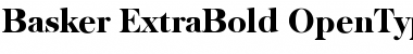 Download Basker-ExtraBold Font Download Basker-ExtraBold Font
