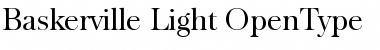 Download Baskerville-Light Font Download Baskerville-Light Font