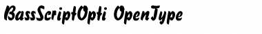 Download BassScriptOpti Font Download BassScriptOpti Font
