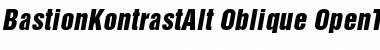 Download BastionKontrastAlt-Oblique Font Download BastionKontrastAlt-Oblique Font