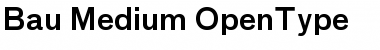 Download Bau-Medium Font Download Bau-Medium Font