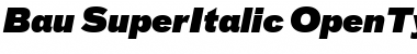 Download Bau-SuperItalic Font Download Bau-SuperItalic Font