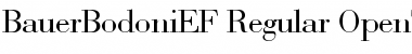 Download BauerBodoniEF Font Download BauerBodoniEF Font