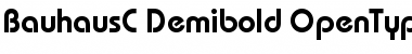 Download BauhausC Demibold Font Download BauhausC Demibold Font