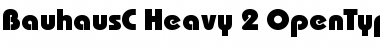 Download BauhausC Heavy Font Download BauhausC Heavy Font