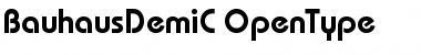 Download BauhausDemiC Font Download BauhausDemiC Font