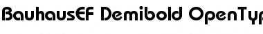 Download BauhausEF-Demibold Font Download BauhausEF-Demibold Font