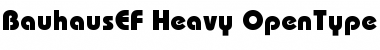 Download BauhausEF-Heavy Font Download BauhausEF-Heavy Font