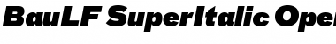 Download BauLF-SuperItalic Font Download BauLF-SuperItalic Font