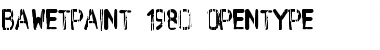 Download BA Wet Paint Font Download BA Wet Paint Font
