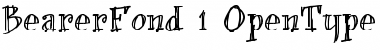 Download bearerFond Font Download bearerFond Font