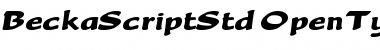Download Becka Script Std Font Download Becka Script Std Font