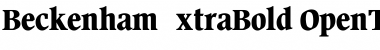 Download BeckenhamExtraBold Font Download BeckenhamExtraBold Font