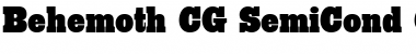 Download Behemoth CG SemiCond Font Download Behemoth CG SemiCond Font