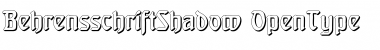 Download Behrensschrift Shadow Font Download Behrensschrift Shadow Font